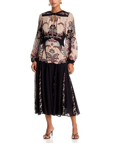 Farm Rio Farm Rio Tapestry Midi Dress