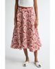 FARM Rio FARM Rio Tropical Cameo Linen Blend Midi Skirt - 1
