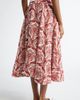 FARM Rio FARM Rio Tropical Cameo Linen Blend Midi Skirt - 3