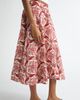 FARM Rio FARM Rio Tropical Cameo Linen Blend Midi Skirt - 4