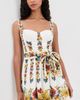FARM Rio FARM Rio Tropical Mini Dress TROPI OFF-WHITE SCARF - 2