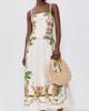 FARM Rio FARM Rio Tropical Royalty Midi Dress Orange - 5