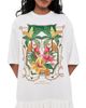 FARM Rio FARM Rio Tropical Royalty Mini Dress Off-White - 1