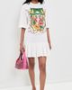 FARM Rio FARM Rio Tropical Royalty Mini Dress Off-White - 5