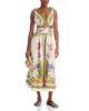 Farm Rio Farm Rio Tropical Scarf Sand Midi Dress - 2