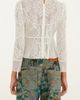 FARM Rio FARM Rio Tulle Embroidered Long Sleeve Top - 2