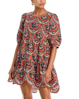 Farm Rio Farm Rio Victorian Floral Mini Dress