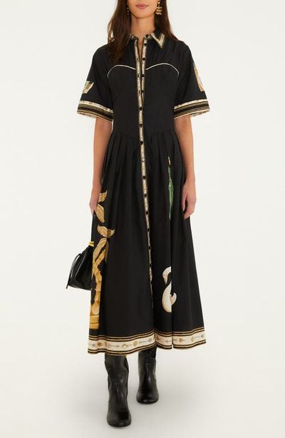 FARM Rio FARM Rio Vintage Souvenirs Midi Dress