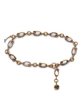 Farm Rio Farm Rio Women's Flower Metal Chain Belt