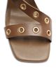 Farm Rio Farm Rio Women's Grommet Block Heel Leather Sandals - 5