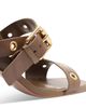 Farm Rio Farm Rio Women's Grommet Block Heel Leather Sandals - 6