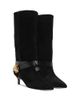 Farm Rio Farm Rio Women's Kitten Belted Suede Boots - 1