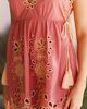Farm Rio Farm Rio x Anthropologie 100% Cotton Eyelet Mini Dress - 3