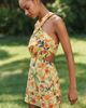 Farm Rio Farm Rio x Anthropologie Linen Blend Halter-Neck Mini Dress - 1