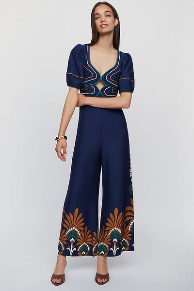 Farm Rio Farm Rio x Anthropologie Patterned Jumpsuit