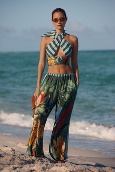 Farm Rio Farm Rio x Anthropologie Set Wide-Leg Pants