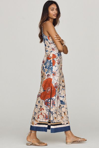 Farm Rio Farm Rio x Anthropologie Sleeveless Tie Maxi Dress