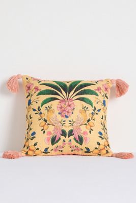 Farm Rio x Anthropologie Tassel Outdoor Pillow - Thumbnail 2