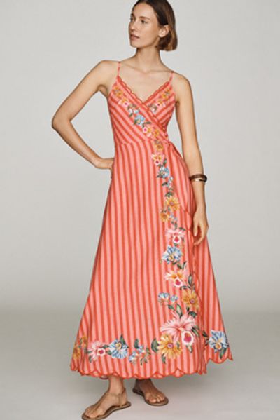Farm Rio Farm Rio x Anthropologie Wrap Maxi Dress