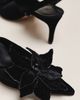 Farm Rio Flower Velvet Slingback Heels - 3