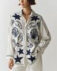 Farm Rio Fresh Fish Buttondown Shirt - 1