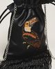 Farm Rio Fringe Satin Bucket Bag - 3