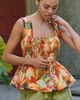 Farm Rio Fruit Garden Cotton Peplum Tank Top - 2