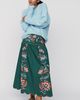Farm Rio Garden 100% Cotton Maxi Skirt - 1