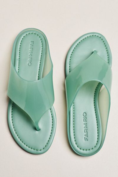 Farm Rio Jelly Flip-Flop Sandals