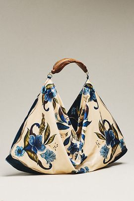 Farm Rio Large Velvet Hobo Bag