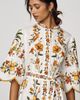 Farm Rio Lemon Bouquet Cotton Mini Dress - 4
