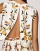 Farm Rio Lemon Bouquet Linen Blend Blouse - 3