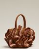 Farm Rio Linen Crochet Flower Handbag - 1