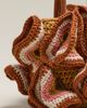 Farm Rio Linen Crochet Flower Handbag - 3