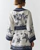 Farm Rio Linen Wrap Mini Dress - 3