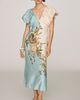 Farm Rio Marine Garden 100% Linen Midi Dress - 1