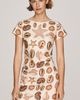 Farm Rio Marine Shells 100% Linen Mini Dress - 1