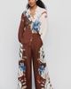 Farm Rio Millena Printed High-Rise Wide-Leg Pants - 1