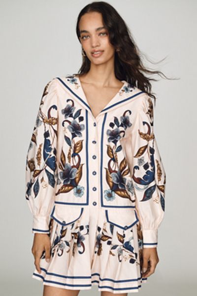 Farm Rio Nature Cotton Mini Dress