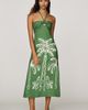 Farm Rio Palm Tree Linen Midi Dress - 1