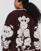 Farm Rio Plush Flowers Jacket - 2