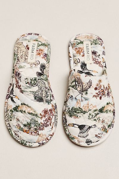 Farm Rio Printed Hotel Slipper