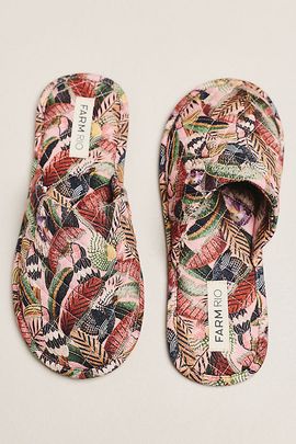 Farm Rio Printed Hotel Slippers