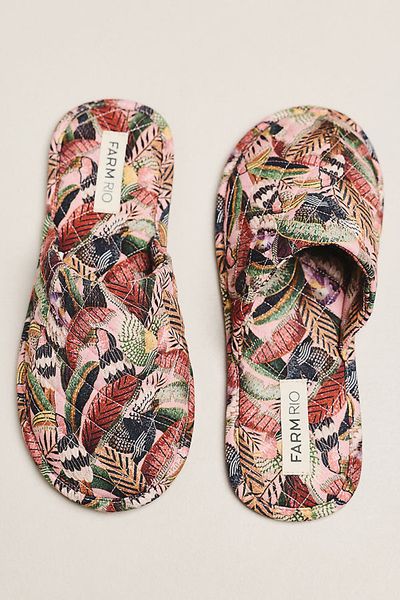 Farm Rio Printed Hotel Slippers