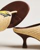 Farm Rio Raffia Icon Slip-On Kitten Heels - 3