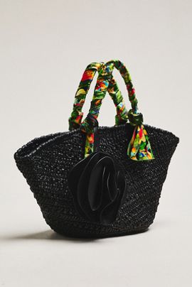 Farm Rio Raffia Tote