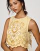 Farm Rio Richilieur Embroidered Tank Top - 1