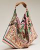 Farm Rio Satin Scarf Hobo Bag - 2