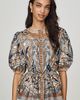 Farm Rio Stained Glass Puff-Sleeve Top - 1