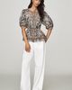 Farm Rio Stained Glass Puff-Sleeve Top - 3